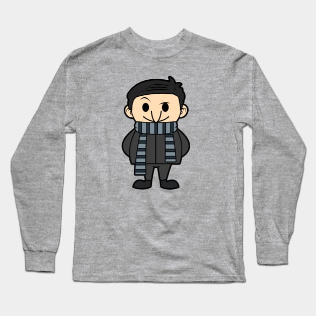 Small Gru Long Sleeve T-Shirt by liora natalia